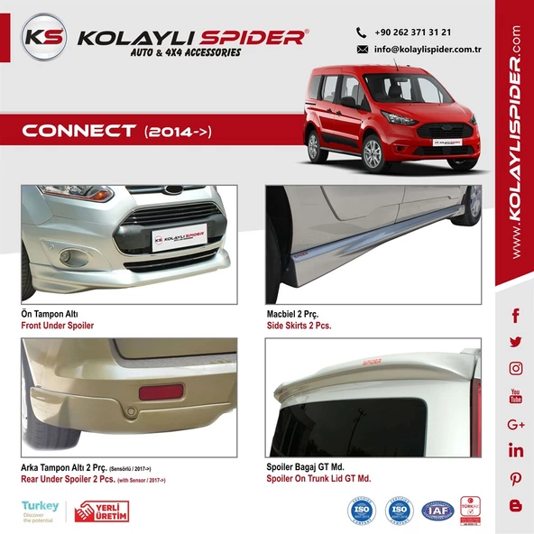 Ford Connect Arka Titan Alüminyum Koruma 2014 ve Sonrası - 3