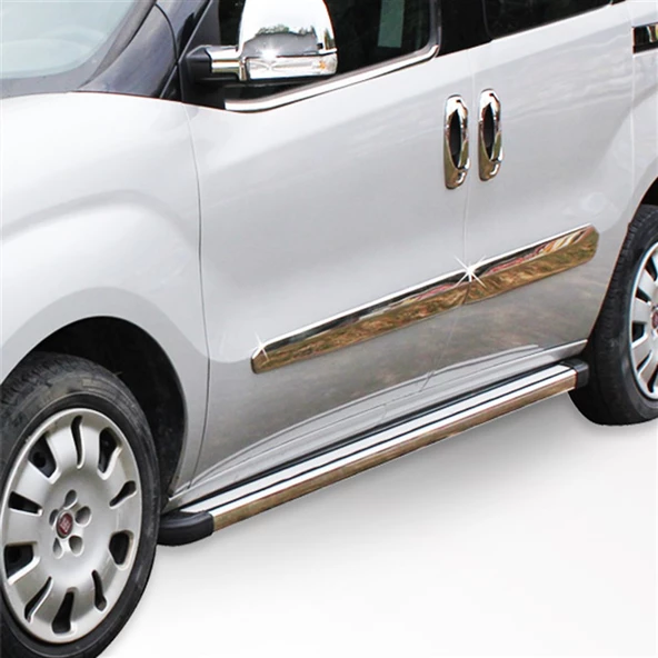 Fiat Doblo 2 Miranda Alüminyum Yan Koruma (U.Ş.) 2010 ve Sonrası - 6