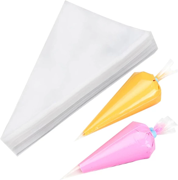 3B Trend 50 adet Krema Torbası, Tek Kullanımlık, Sıkma Torbası