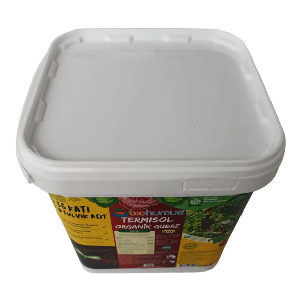 HUMİK FULVİK ASİT, Biohumus Organik gübre, Organik Sertifikalı, Kök geliştirici, toprak düzenleyici, bitki besleyici, 5 Litre - 3
