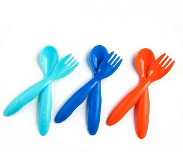 Mycey Bebek Çatal - Kaşık Seti 6lı Erkek