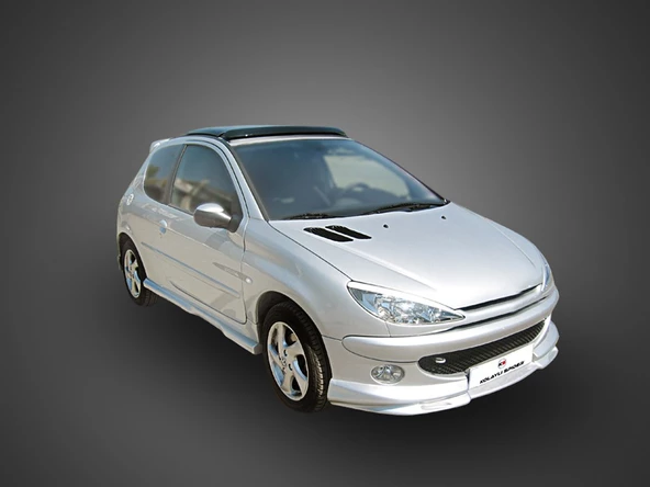 Peugeot 206 Ön Tampon Altı (3 ve 5 Kapı Md) Fiber 1998-2012