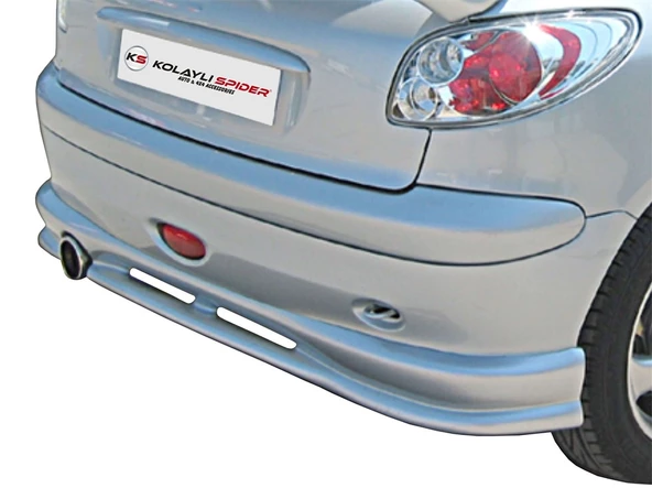 Peugeot 206 Arka Tampon Altı (3 Kapı) Fiber 1998-2012