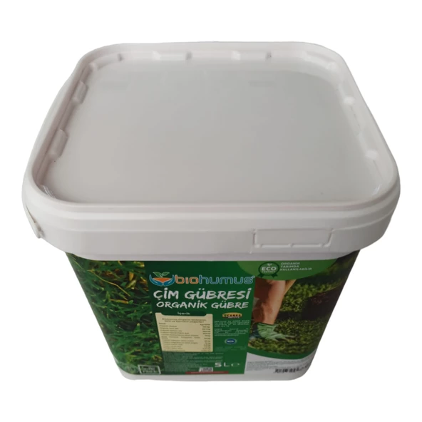 ÇİM için, Biohumus Organik gübre, Organik Sertifikalı, Kök geliştirici, toprak düzenleyici, bitki besleyici, 5 Litre - 3