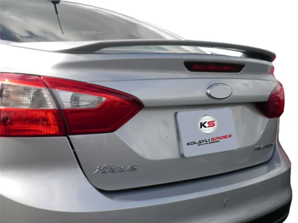 Ford Focus 3 SD Spoiler Bagaj Yüksek Fiber 2011-2014