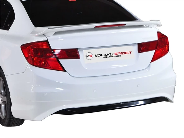 Honda Civic 9 Arka Tampon Altı (Mugen Md) Fiber 2012-2015