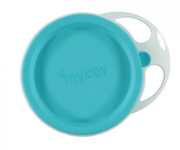 Mycey Kapaklı Mama Tabağı - Turkuaz - 2