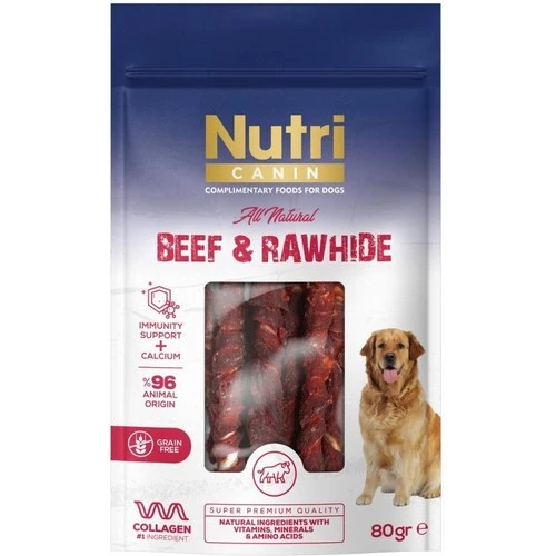 Nutri Canine Sığır Eti Sarılı Kemik Small 80 Gr