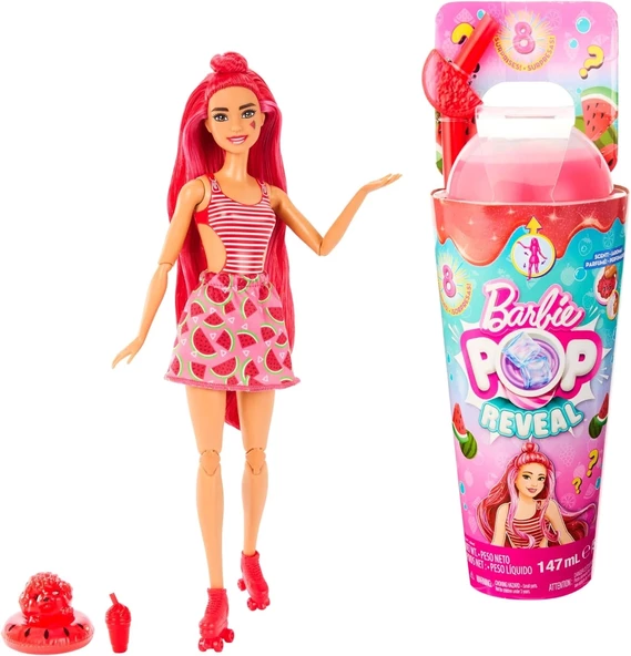 Barbie Pop Reveal Bebek Meyve Serisi Karpuz HNW43