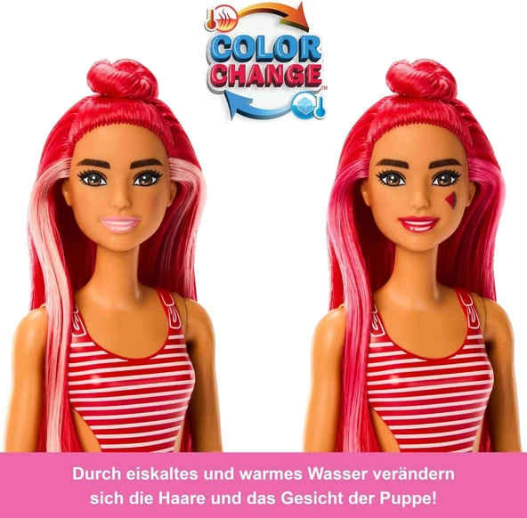 Barbie Pop Reveal Bebek Meyve Serisi Karpuz HNW43 - 4