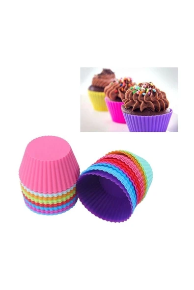 Airfryer Yapışmaz Kek Muffin Kalıbı 6’lı - Tüm Hava Fritözleriyle Uyumlu - Resim 3