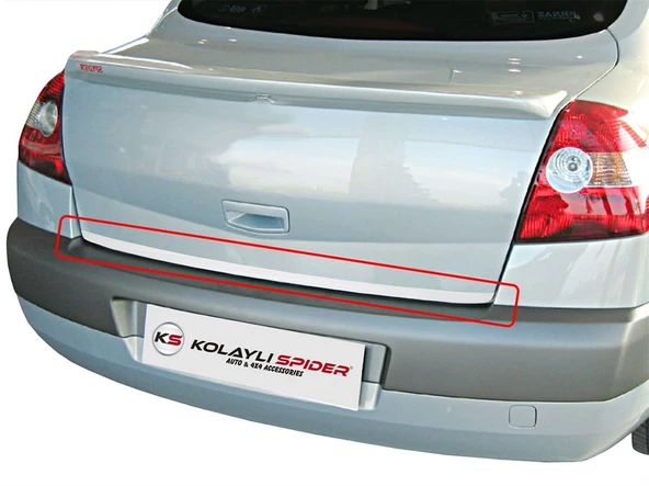Renault Megane 2 SD Bagaj Alt Çıtası Krom 2006-2010