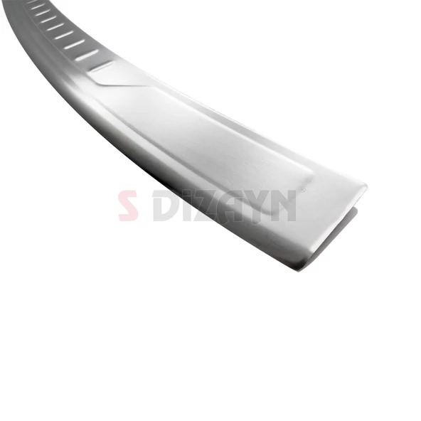 S-Dizayn VW Caddy Krom Arka Tampon Eşiği 2015-2020 - Resim 4