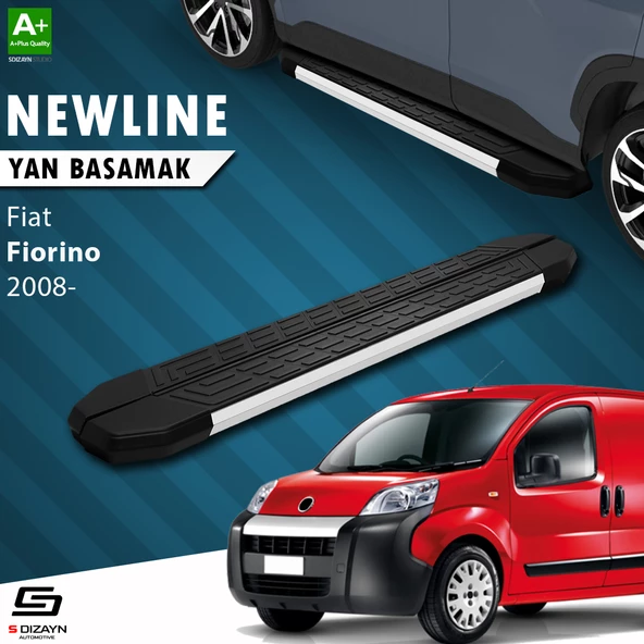 S-Dizayn Fiat Fiorino NewLine Aluminyum Yan Basamak 173 Cm 2008 Üzeri A+ Kalite