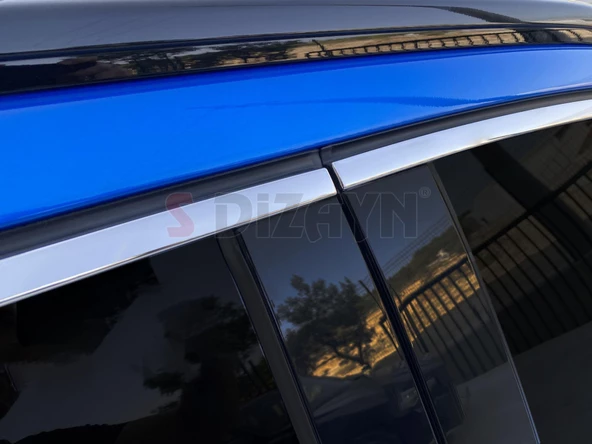 S-Dizayn Peugeot 2008 2 Krom Cam Çerçevesi 12 Prç 2020-2023 A+ Kalite - 7