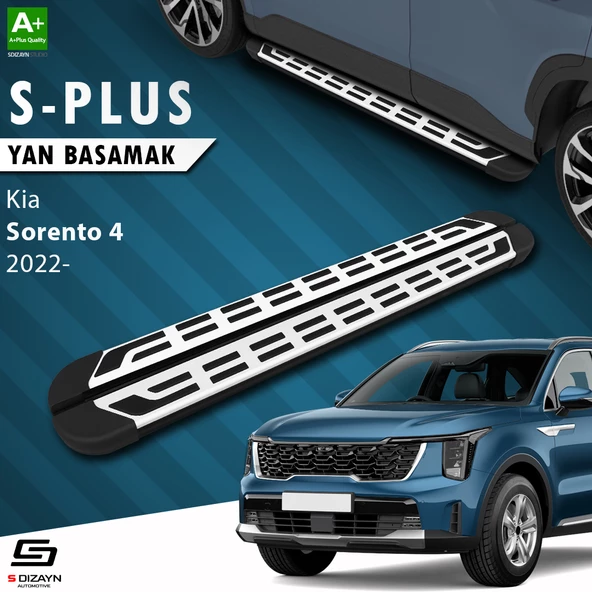 S-Dizayn Kia Sorento 4 S-Plus Gri Yan Basamak 183 Cm 2022 Üzeri A+ Kalite
