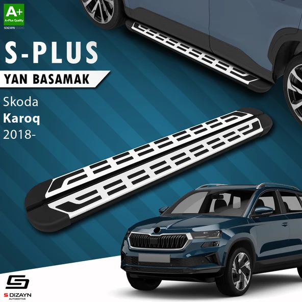 S-Dizayn Skoda Karoq S-Plus Gri Yan Basamak 173 Cm 2018 Üzeri A+ Kalite