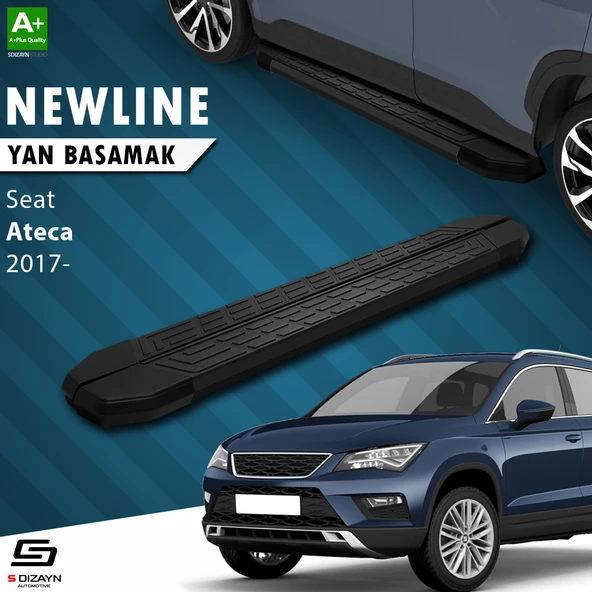 S-Dizayn Seat Ateca NewLine Siyah Yan Basamak 179 Cm 2017 Üzeri A+ Kalite