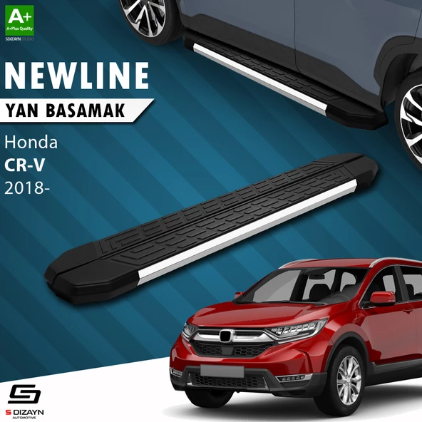 S-Dizayn Honda CR-V 5 NewLine Krom Yan Basamak 173 Cm 2018-2023 A+ Kalite