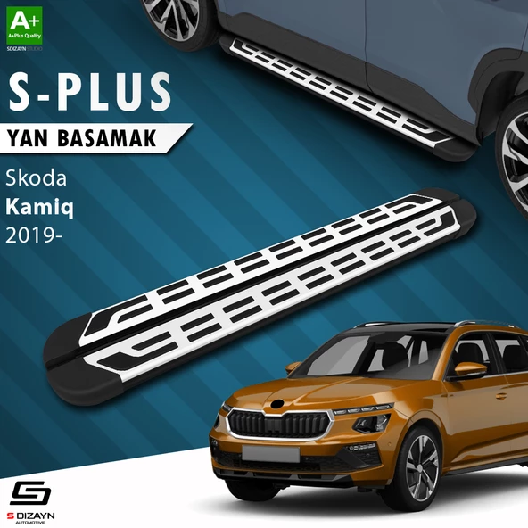 S-Dizayn Skoda Kamiq S-Plus Gri Yan Basamak 183 Cm 2019 Üzeri A+ Kalite
