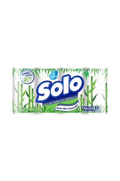 Solo Tuvalet Kağıdı 16 lı Bambu Katkılı - 2