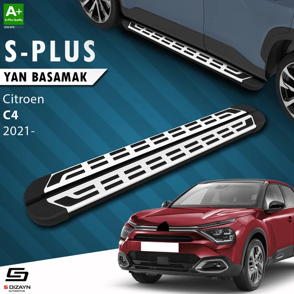 S-Dizayn Citroen C4 3 S-Plus Gri Yan Basamak 183 Cm Etekli 2021 Üzeri A+ Kalite