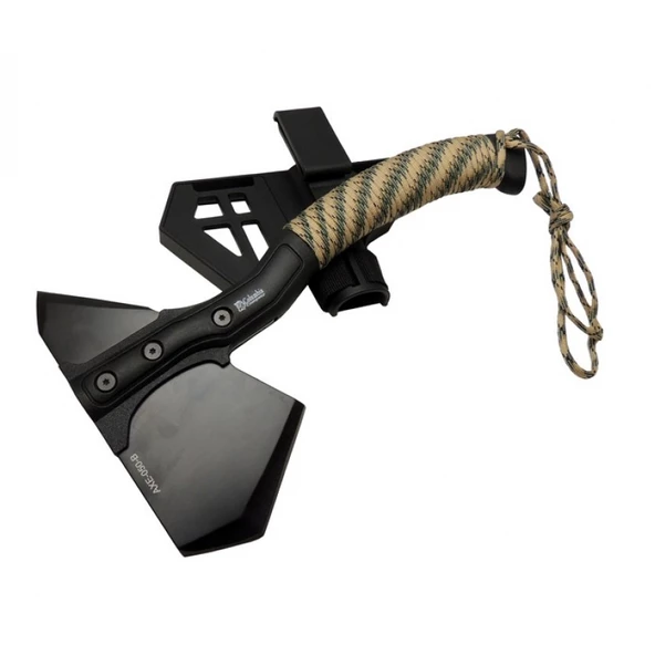 AXE 050B Siyah Kamp / Outdoor Balta 29cm - İpli Sap, Kılıflı