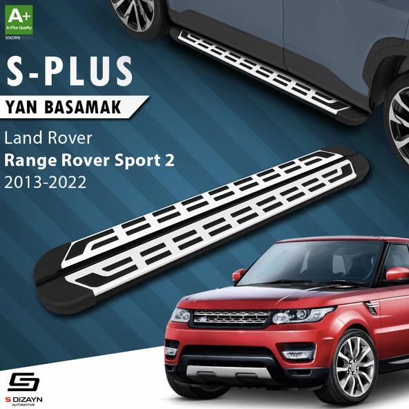 S-Dizayn Land Rover Range Rover Sport 2 S-Plus Gri Yan Basamak 193 Cm 2013-2022 A+ Kalite