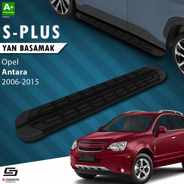 S-Dizayn Opel Antara S-Plus Siyah Yan Basamak 183 Cm 2006-2015 A+ Kalite