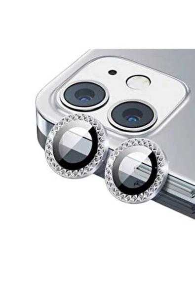 Şentürk Mağazacılık Iphone 11 Uyumlu Taşlı Kamera Lens Koruyucu - 2