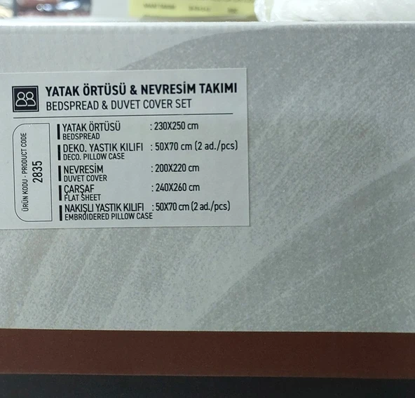 Cotton Box Limi Yatak Örtülü Çift Kiş Nevresim Takımı-Aldo Mint - Resim 3