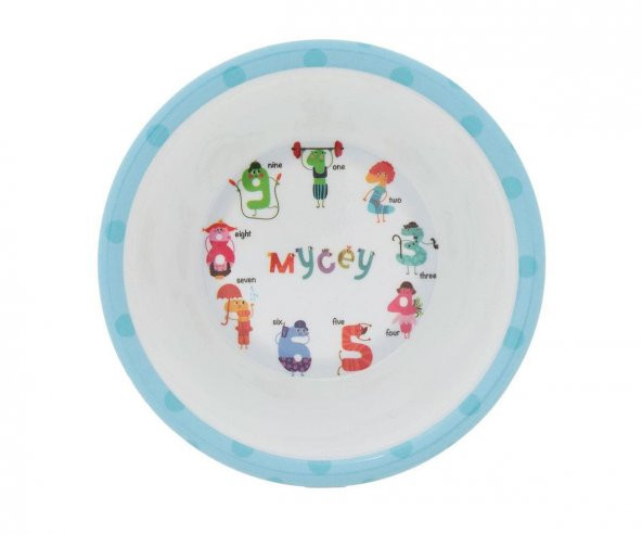 Mycey Melamin Mama Kasesi Rakamlar - Mavi
