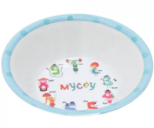 Mycey Melamin Mama Kasesi Rakamlar - Mavi - 2