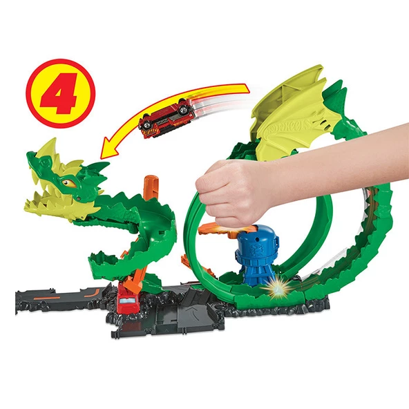 Hot Wheels Ejderha ile Mücadele Pisti - 6