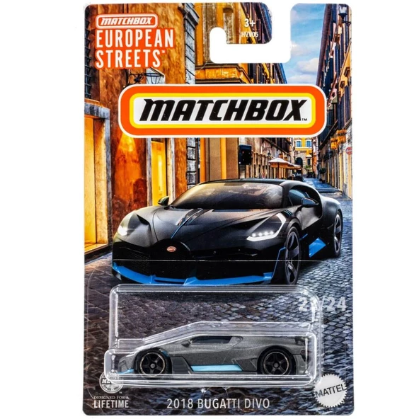 Matchbox Best of Europe Tekli Arabalar HVV05 - 2018 BUGATTI DIVO