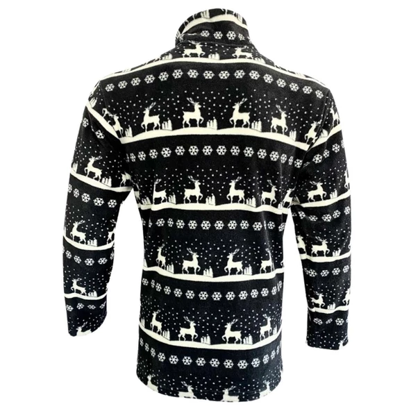 Polar Sweatshirt - Thermoform - Fermuarlı - Lacivert - 2