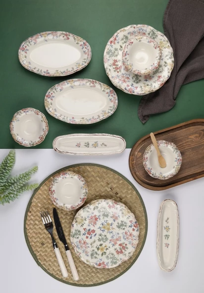 Porser Fulya Mira Kahvaltı Takımı 6 Kişilik 14 Parça FLY14KAHPRS1060 - 2