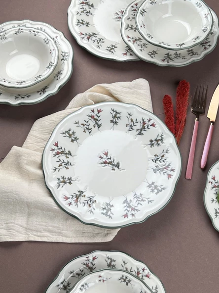 Porser Terra Yemek Takımı 6 Kişilik 24 Parça FLY24YKPRS1057 - 5