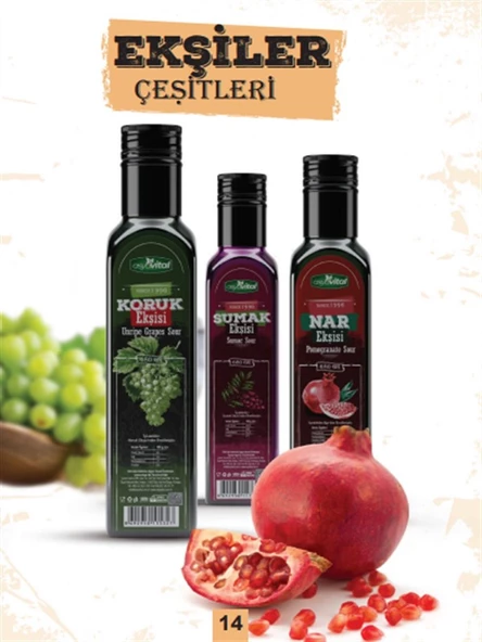 Asya Vital 3 Ekşi ( Nar Ekşisi, Sumak Ekşisi, Koruk Ekşisi) (3x680 Gr.)