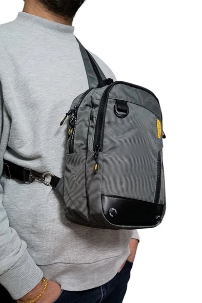 Body Bag Çanta Erkek Göğüs Sırt Çantası Fonksiyonel Kullanım BadyBag 30*17 Cm - 3