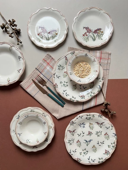 Porser Amber Yemek Takımı 6 Kişilik 24 Parça FLY24YKPRS1056 - 5