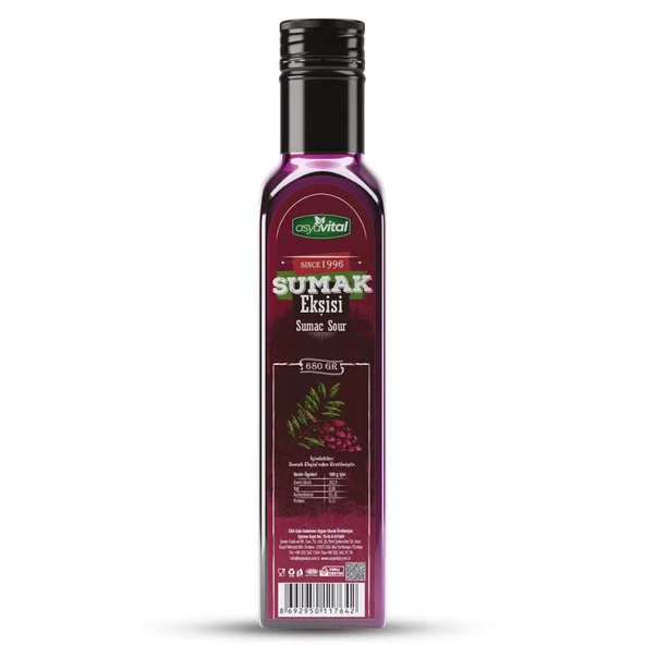 Asya Vital Sumak Ekşisi 680 gr