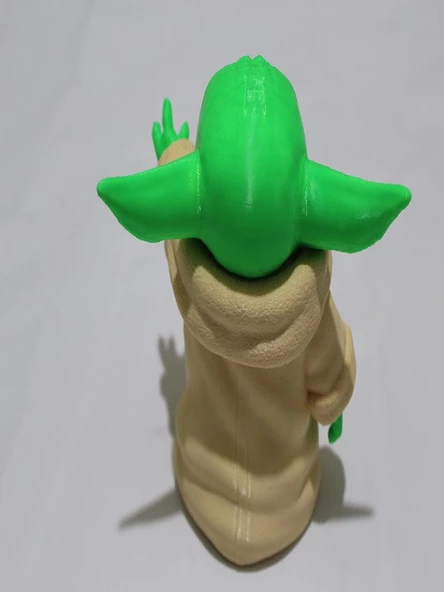 3D Baby Yoda Oyuncak Figürü - 4