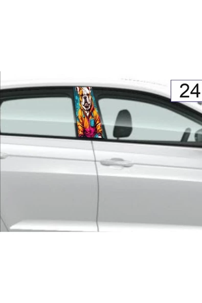 OTO AKSESUAR KAPI DİREK FOLYOSU MODEL:24 BULLDOG UV BASKI