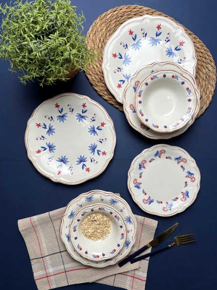 Porser Pamela Yemek Takımı 6 Kişilik 24 Parça FLY24YKPRS1055 - 2