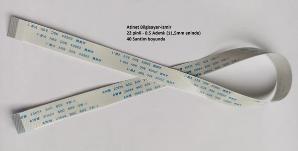 Awm 20624 80C 60V Vw-1 Flex Kablo 22 Pin 22-0.5-40A ürün görseli 1