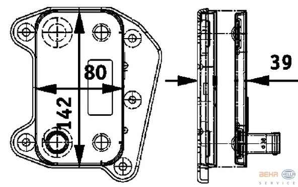 YAG SOGUTUCUSU MERCEDES OM611 OM646 W203 CL203 W204 W211 W639 B901 B904
