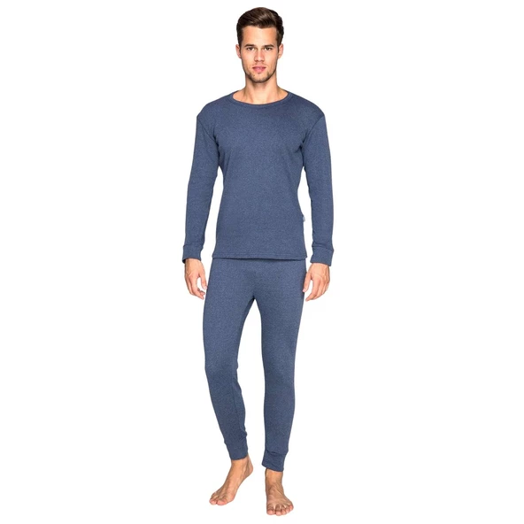 Yetişkin Termal İçlik Set - Thermoform - Artica Unisex - Lacivert - 2