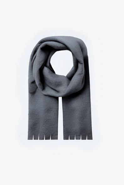 Erkek Uzun Atkı Soğuk Geçirmez Kalın Kaşkol Kışlık Uzun Kaşkol Polar Sıcak Tutan Erkek Atkı 195 cm - 3