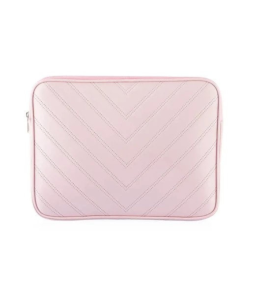 Notebook Laptop Macbook Çantası Suni Deri 13"-13.6"-14"-15.6" inç - 800-DÜZ Açık Pembe - 5